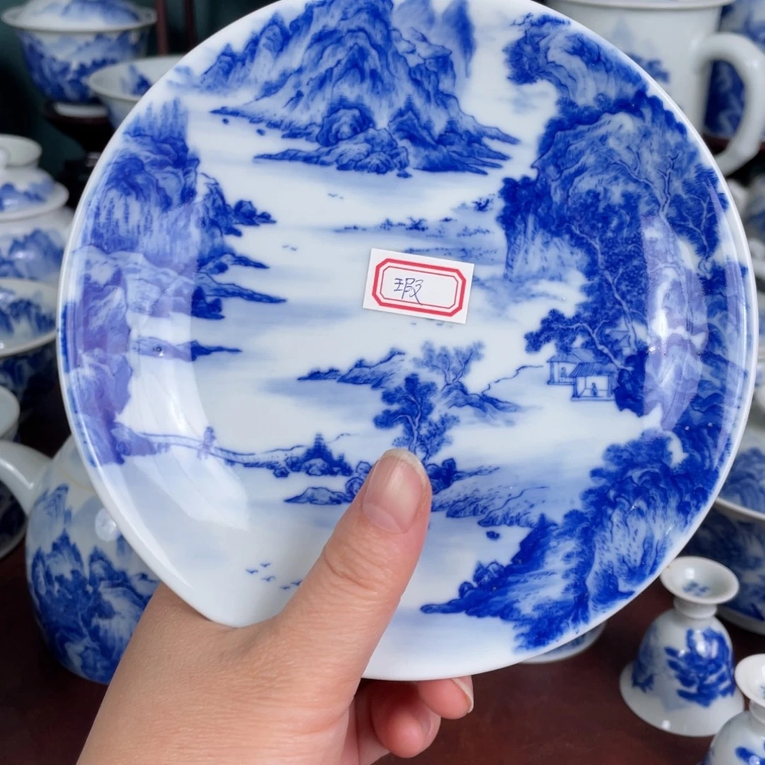 陶手工手绘青花，青花