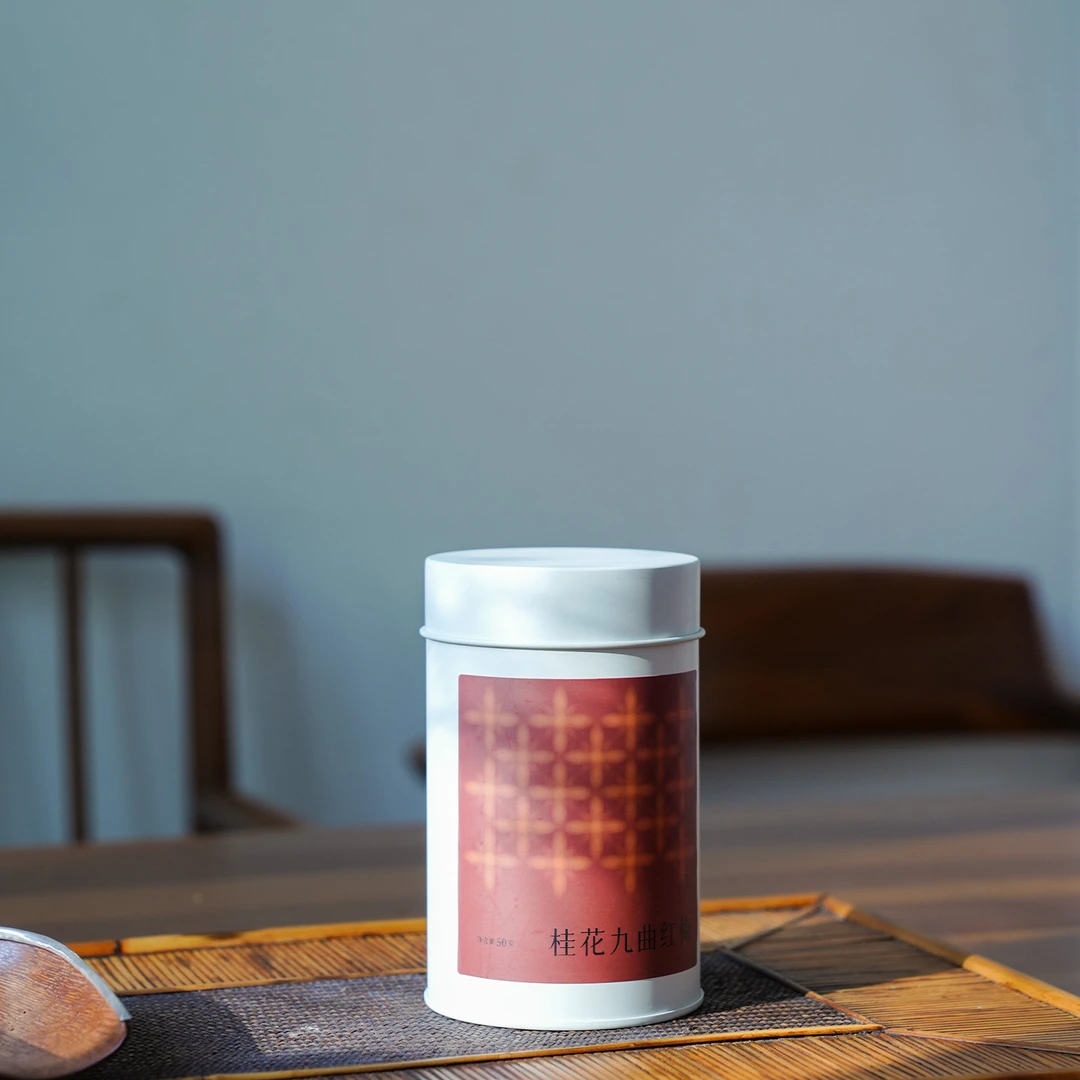 【爆款】25年新茶桂花九曲红梅杭州老树桂花红茶传统窨制工艺 50g