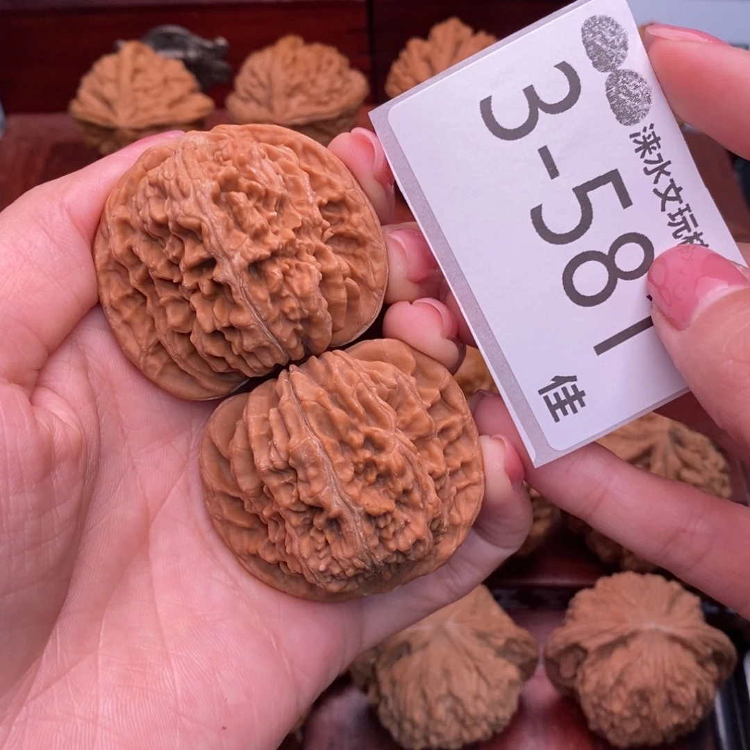 把件文玩核桃45四座楼