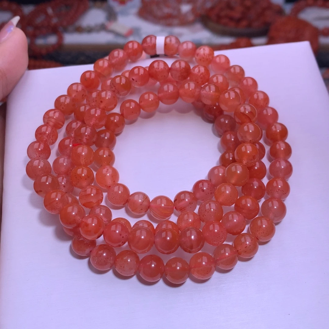 南红玛瑙未镶嵌珠宝半成品满天星1