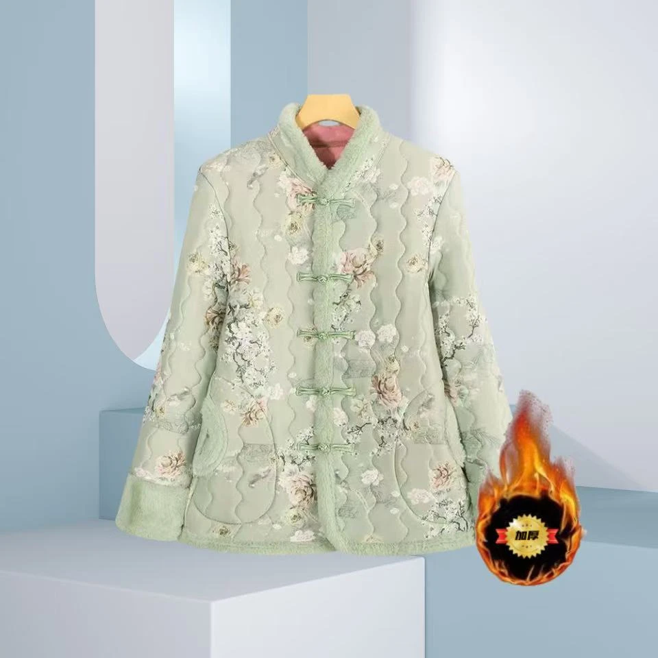 冬季外穿棉袄女款