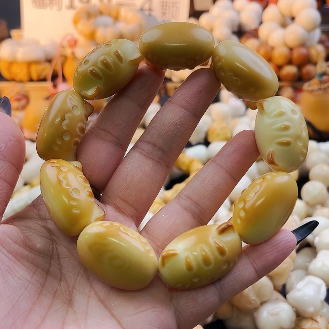 菩提根/象牙果手串炭烤法棍猫