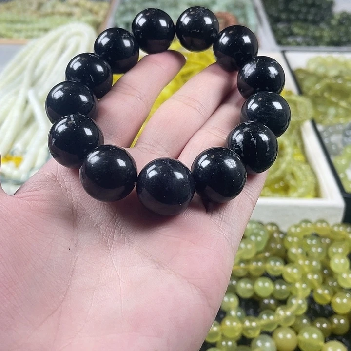 蛇纹石玉未镶嵌手链