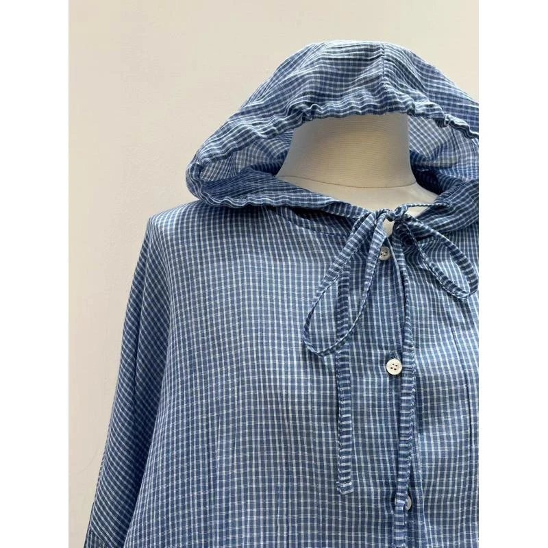 韩国首尔家透气连帽防晒衬衫3302