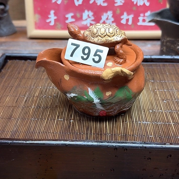 纯手工制作粗陶茶具