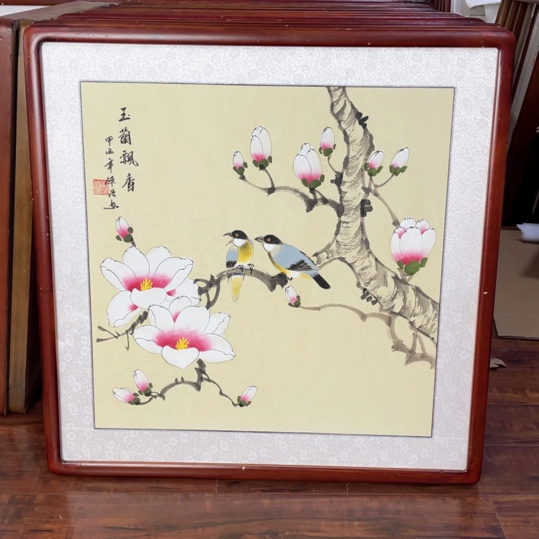 国画带框尺寸63*63厘米