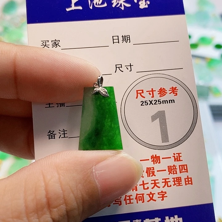 【闪购商品】翡翠颈饰18K金镶嵌翡翠
