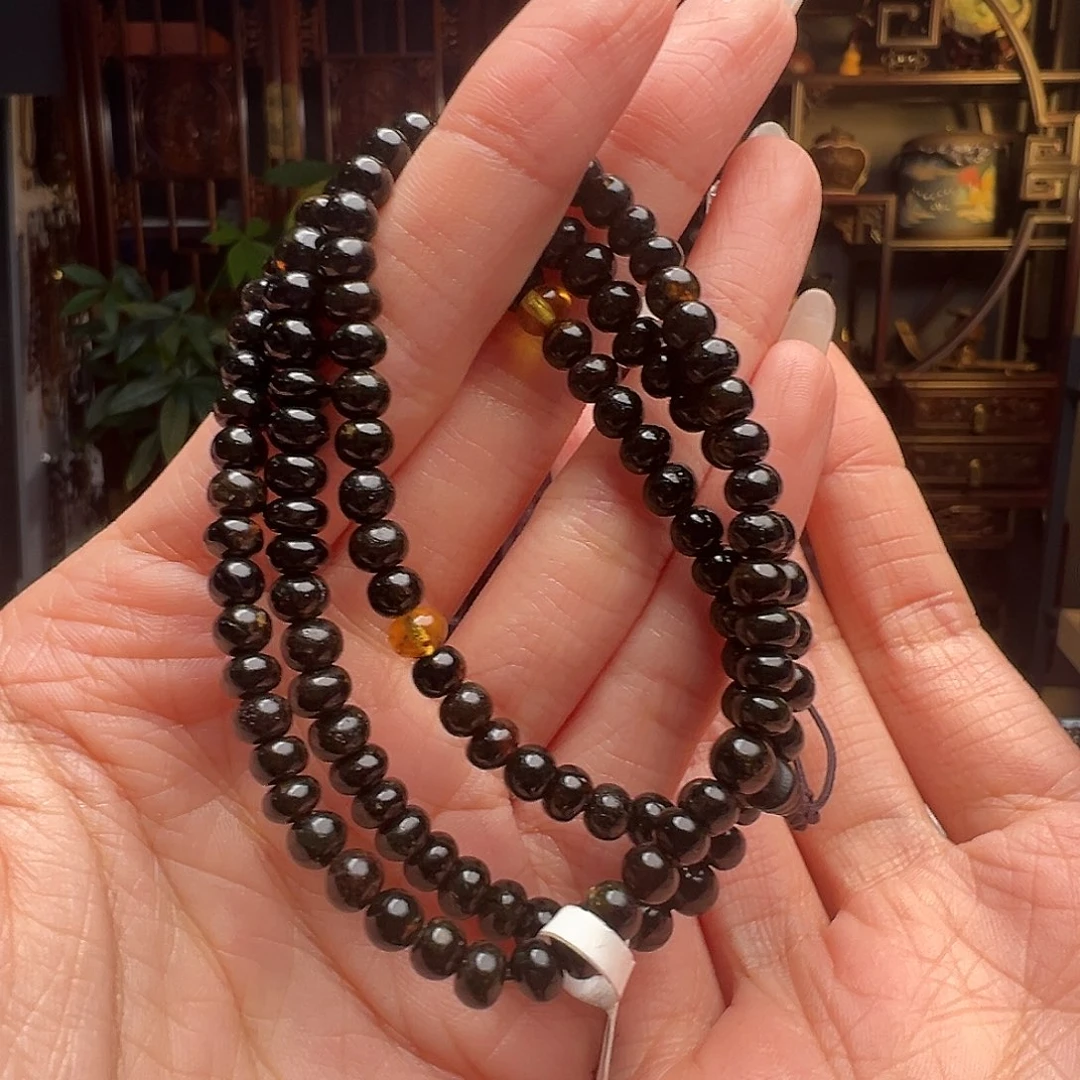 琥珀未镶嵌裸石抚顺琥珀20314五