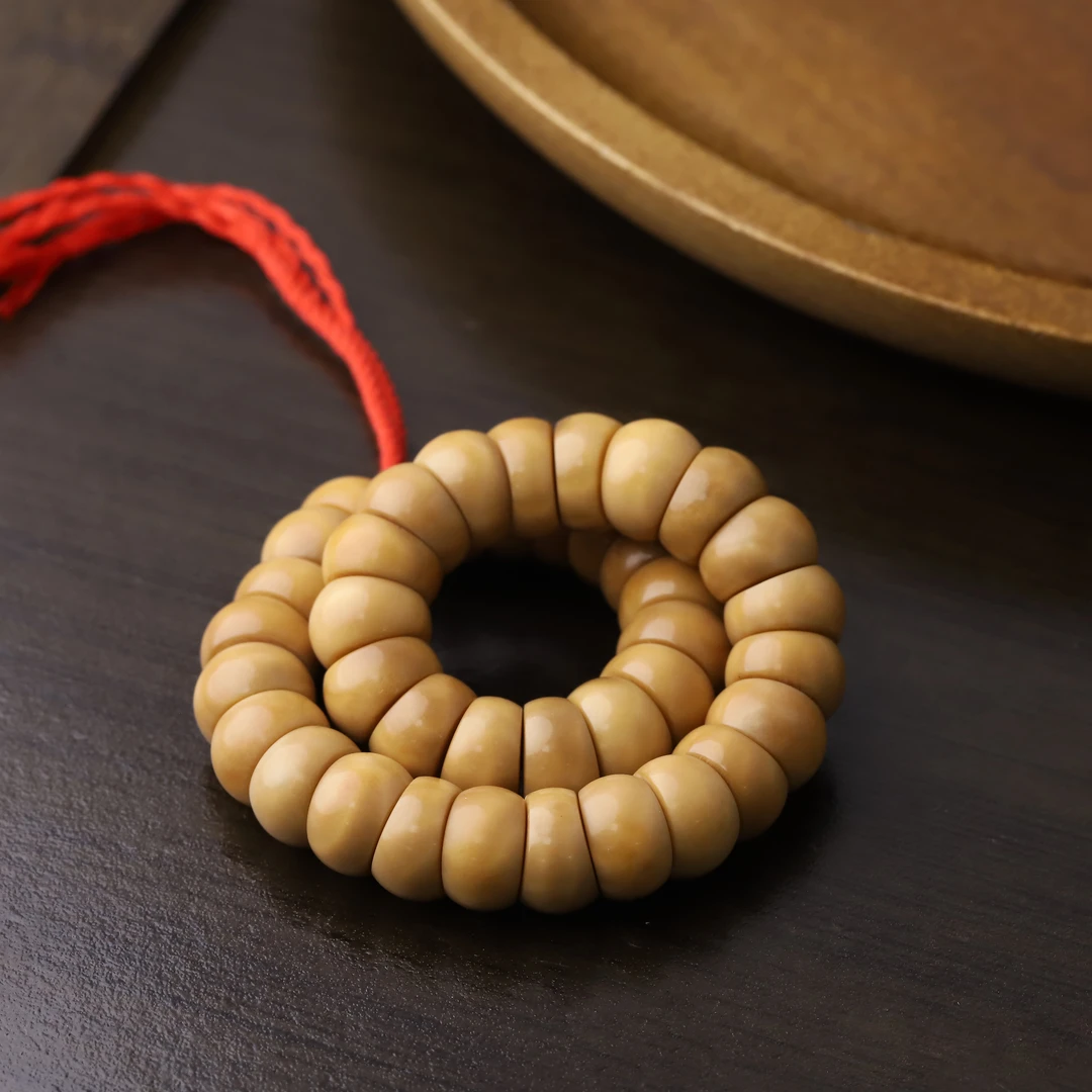 S8932【定制大尺寸大肠】手工斜切龙脊菩提单圈文玩手串