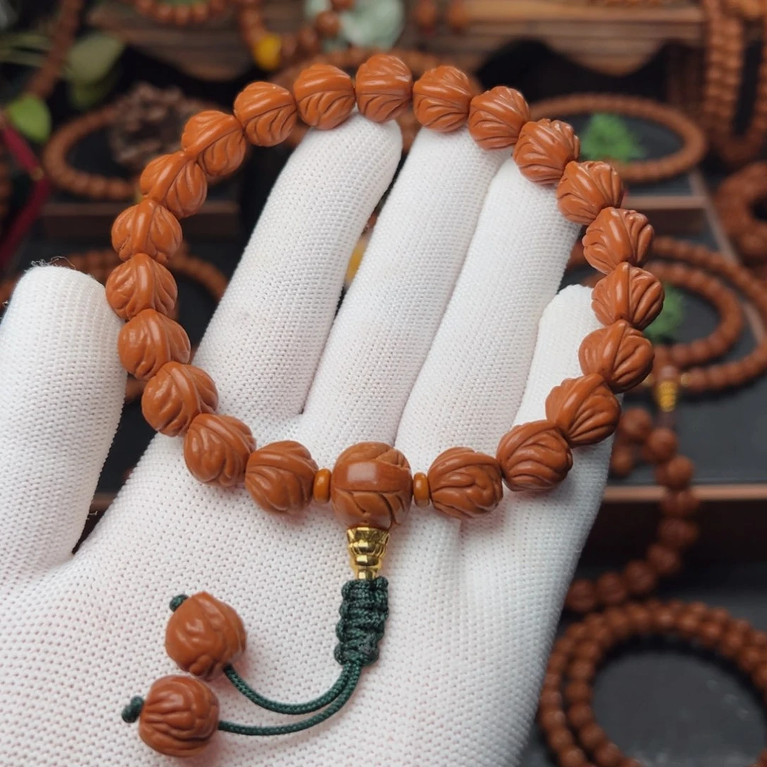 吊坠桃核13野生顶货双龙脊手持