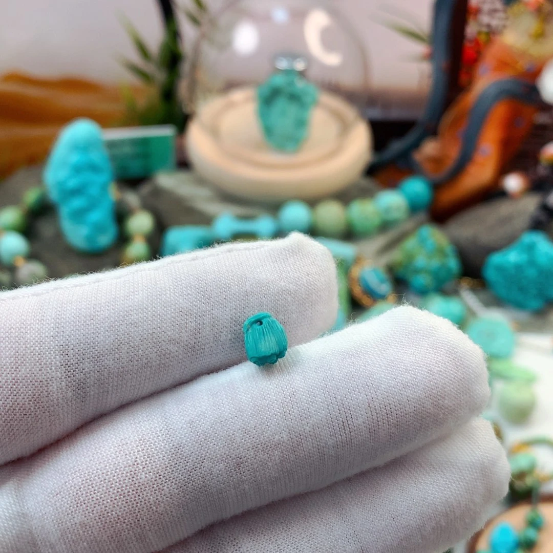 绿松石未镶嵌珠宝半成品