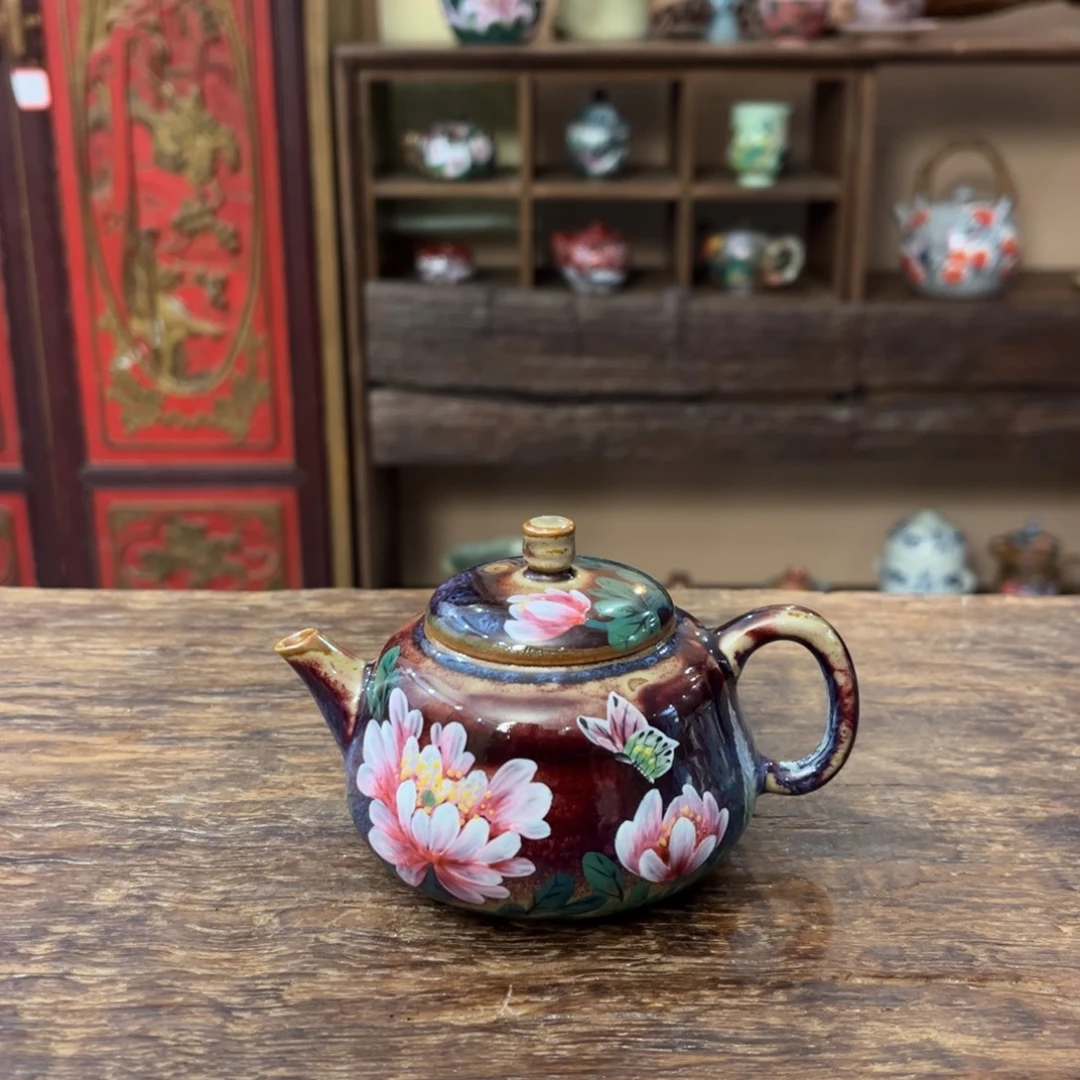 柴烧手工手绘陶瓷