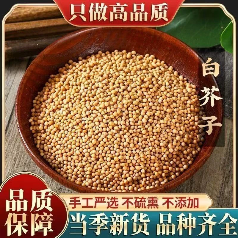 白芥籽白芥子包邮 生白介子 辣菜籽芥菜籽非野生