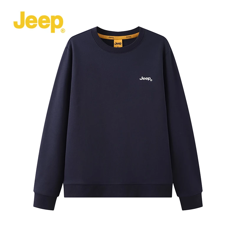 Jeep吉普圆领卫衣男款春装休闲男士上衣