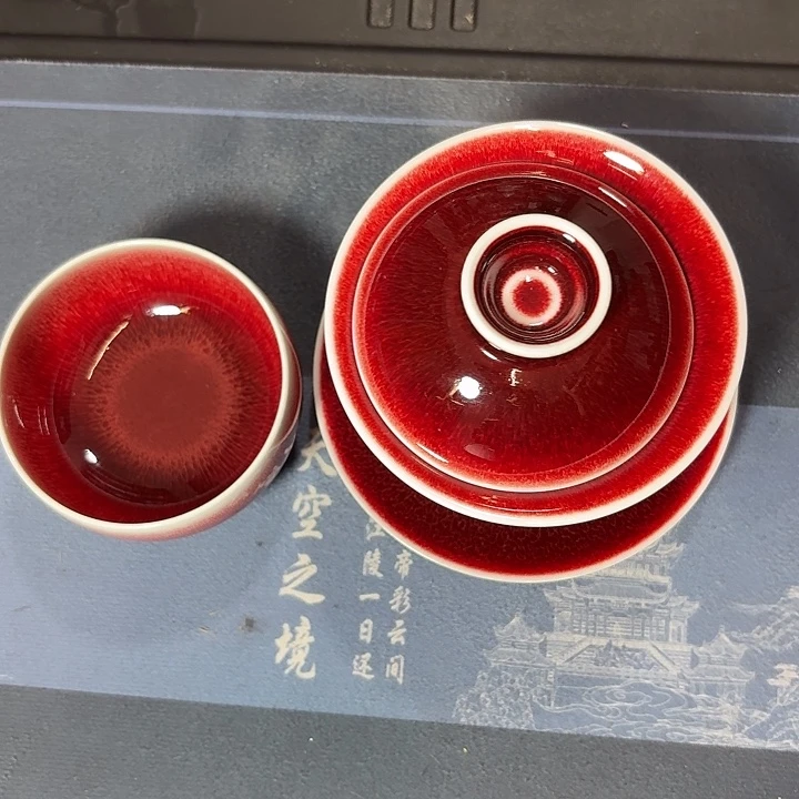 靓***仔陶瓷景德镇高温陶瓷盖碗