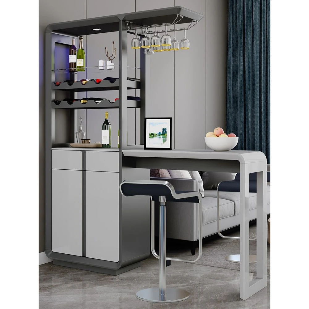 酒柜餐边柜酒柜靠墙一体柜进门入户玄关吧台柜客厅隔断柜简约酒柜