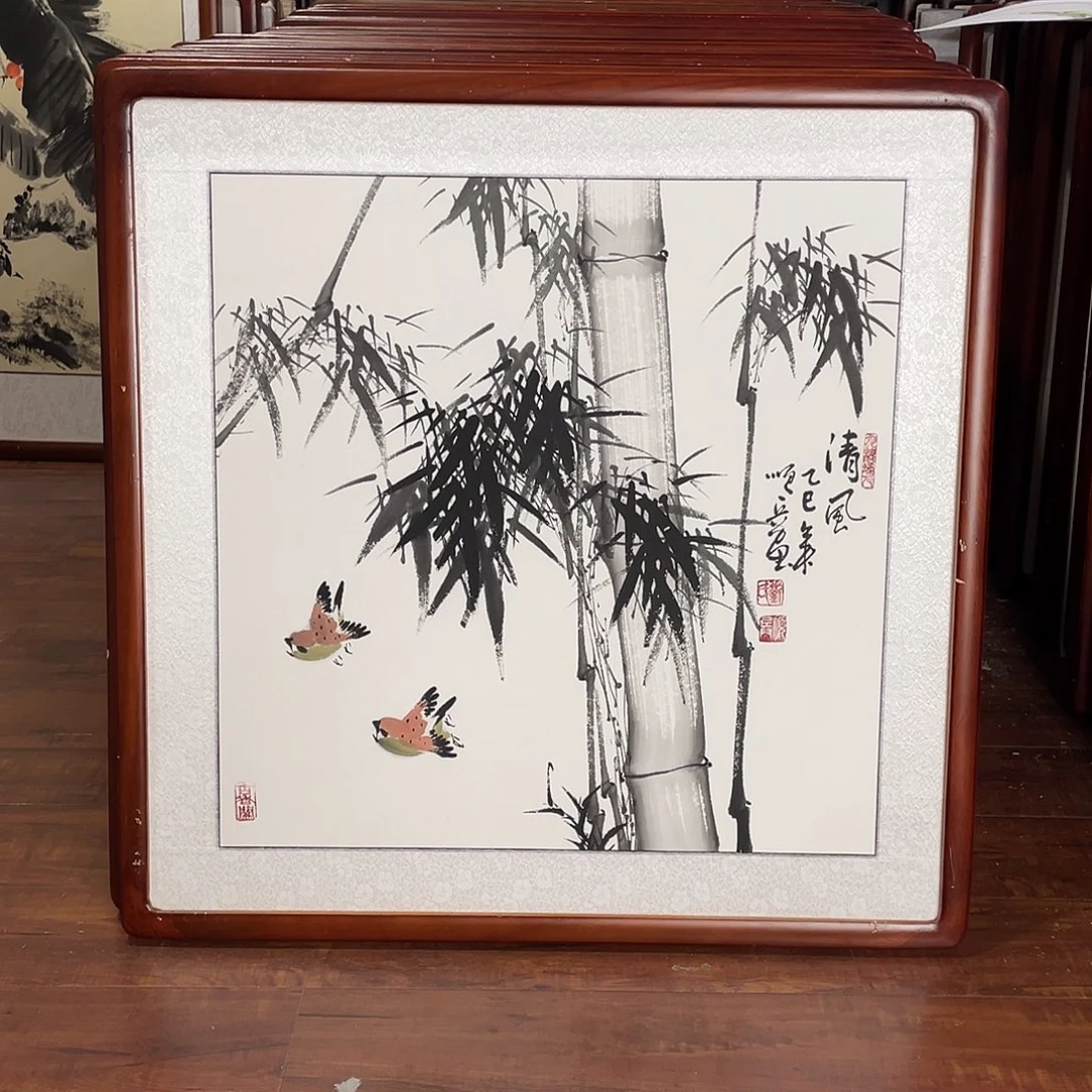 国画带框尺寸63*63厘米