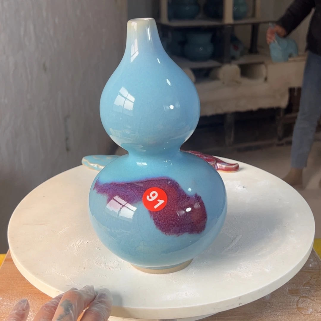 摆件郑家钧窑摆件wei