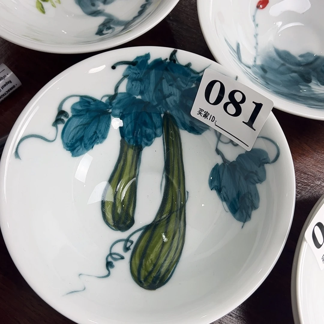 瓷片景德镇陶瓷手工手绘制作