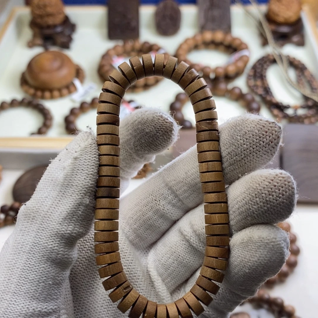 檀香木手串/手链印度迈索尔老山檀全瑕药片