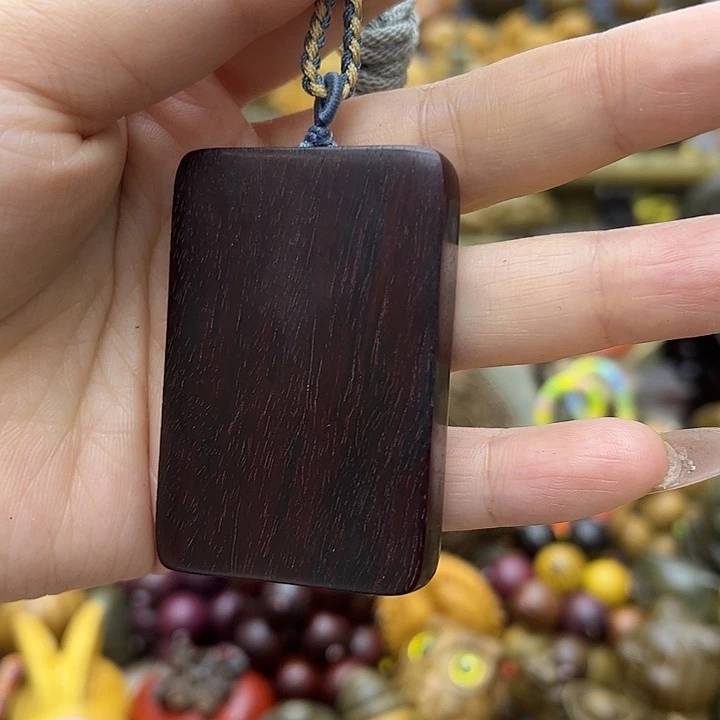 檀香紫檀（小叶紫檀）461无事牌脖挂