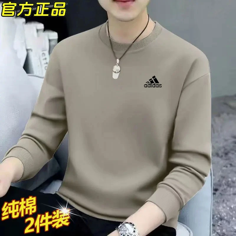 奥莱正品丨官网直发丨秋冬新品丨卫衣男纯棉新款圆领宽松休闲衣