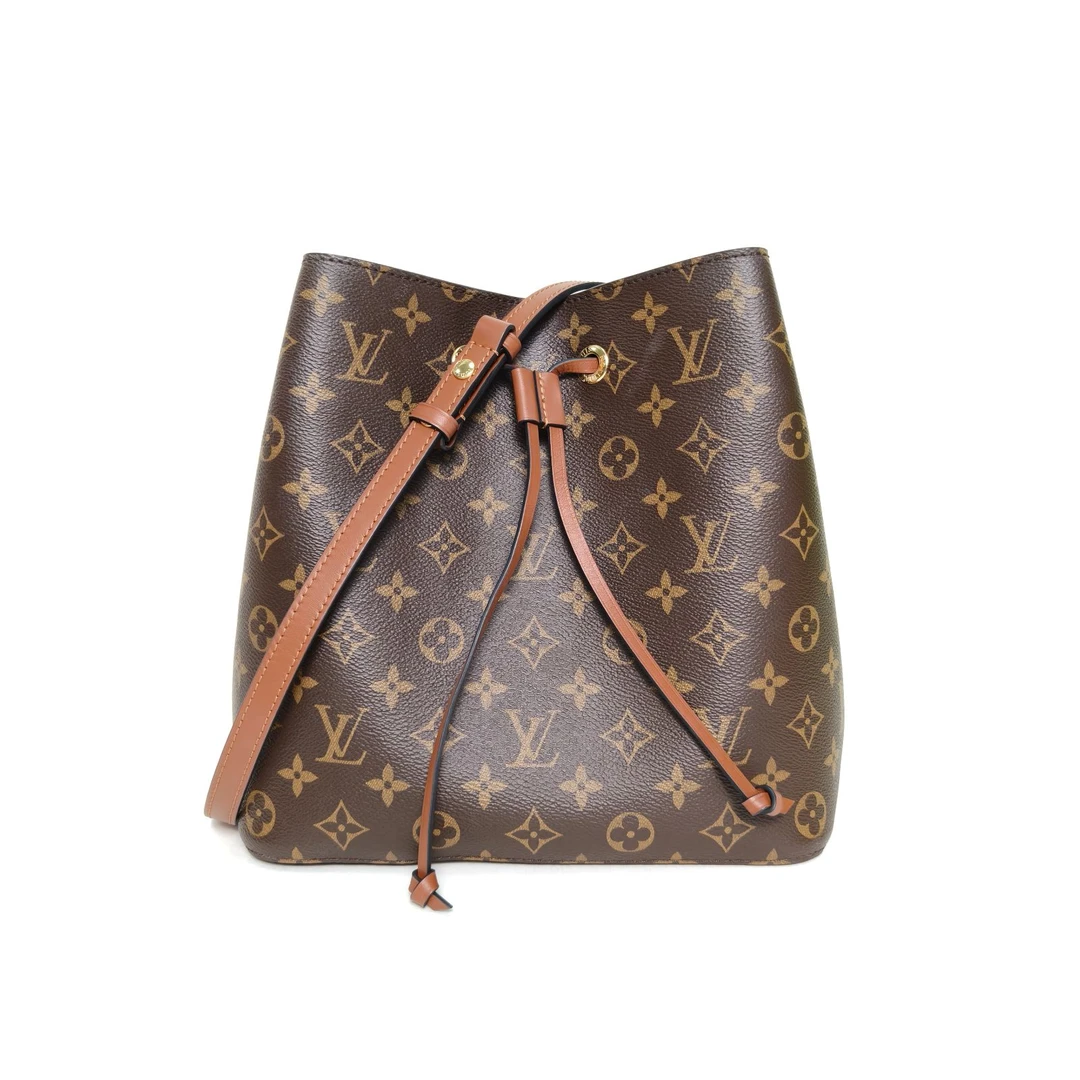 99新 LouisVuitton/路易威登 【娇】水桶包26老花 PVC 芯片 417988