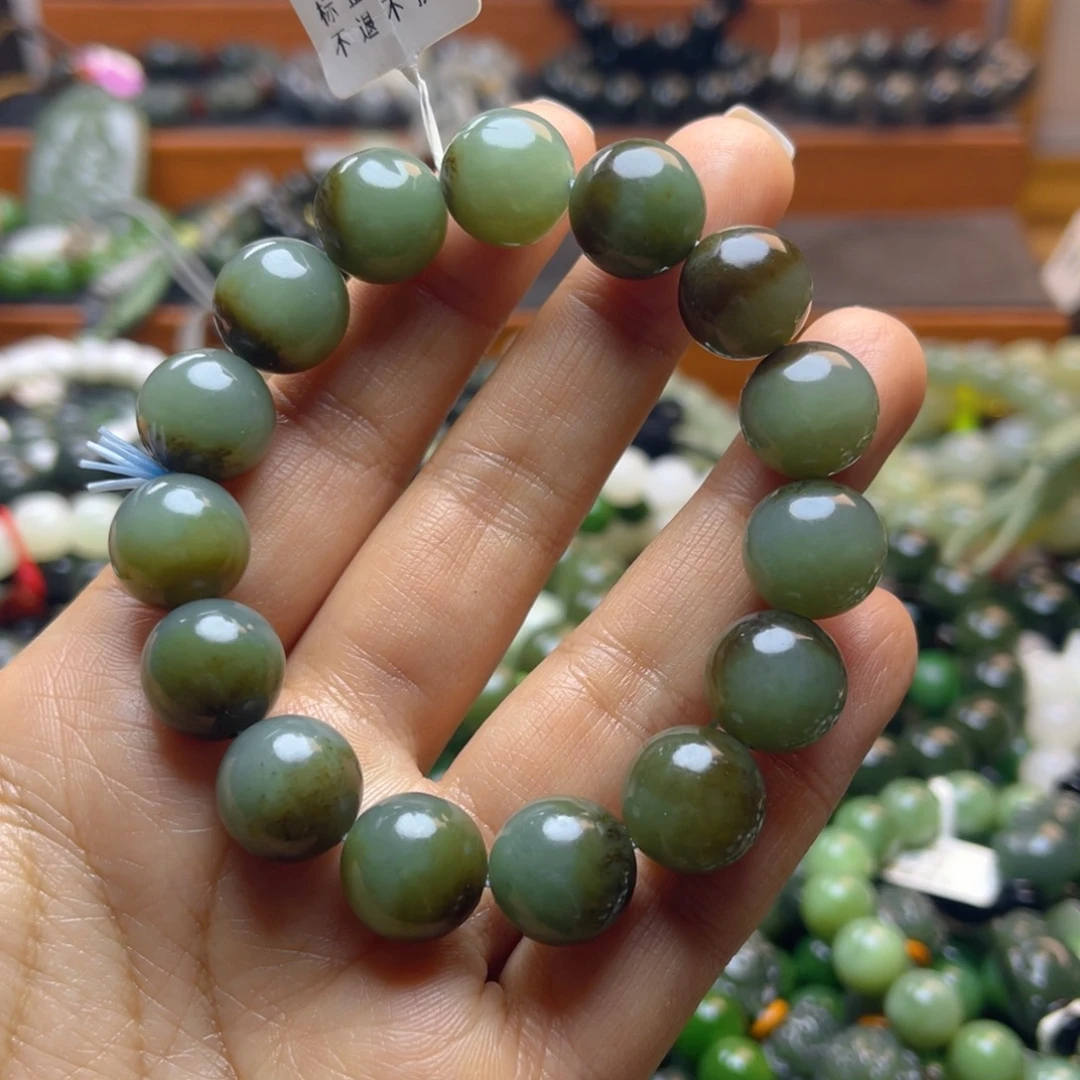 和田玉未镶嵌手链