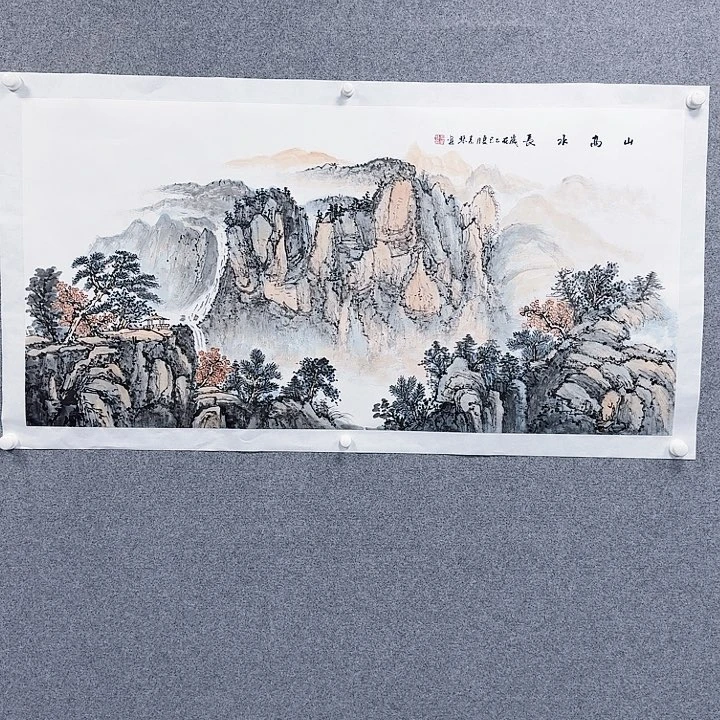 国画山水绘画作品