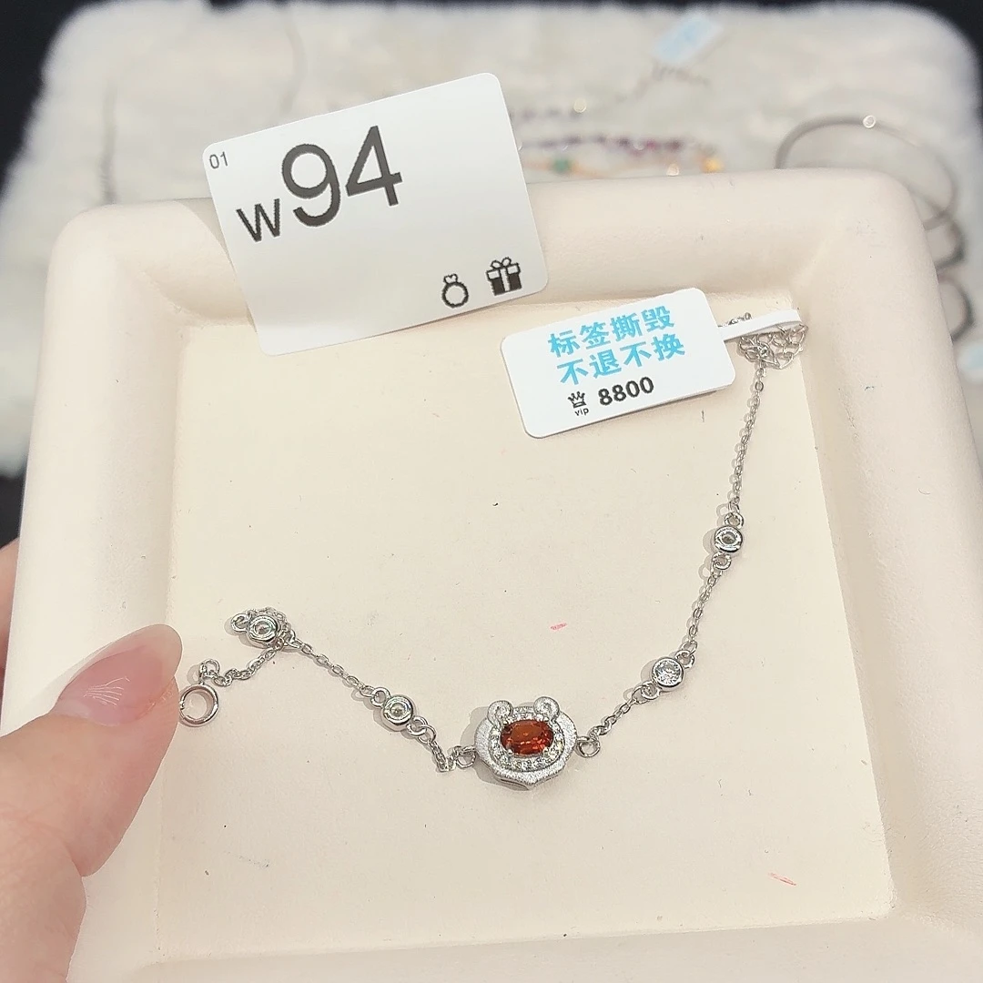 水晶珠宝半成品银S925镶嵌