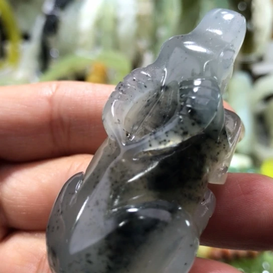 未镶嵌岫玉手把手把