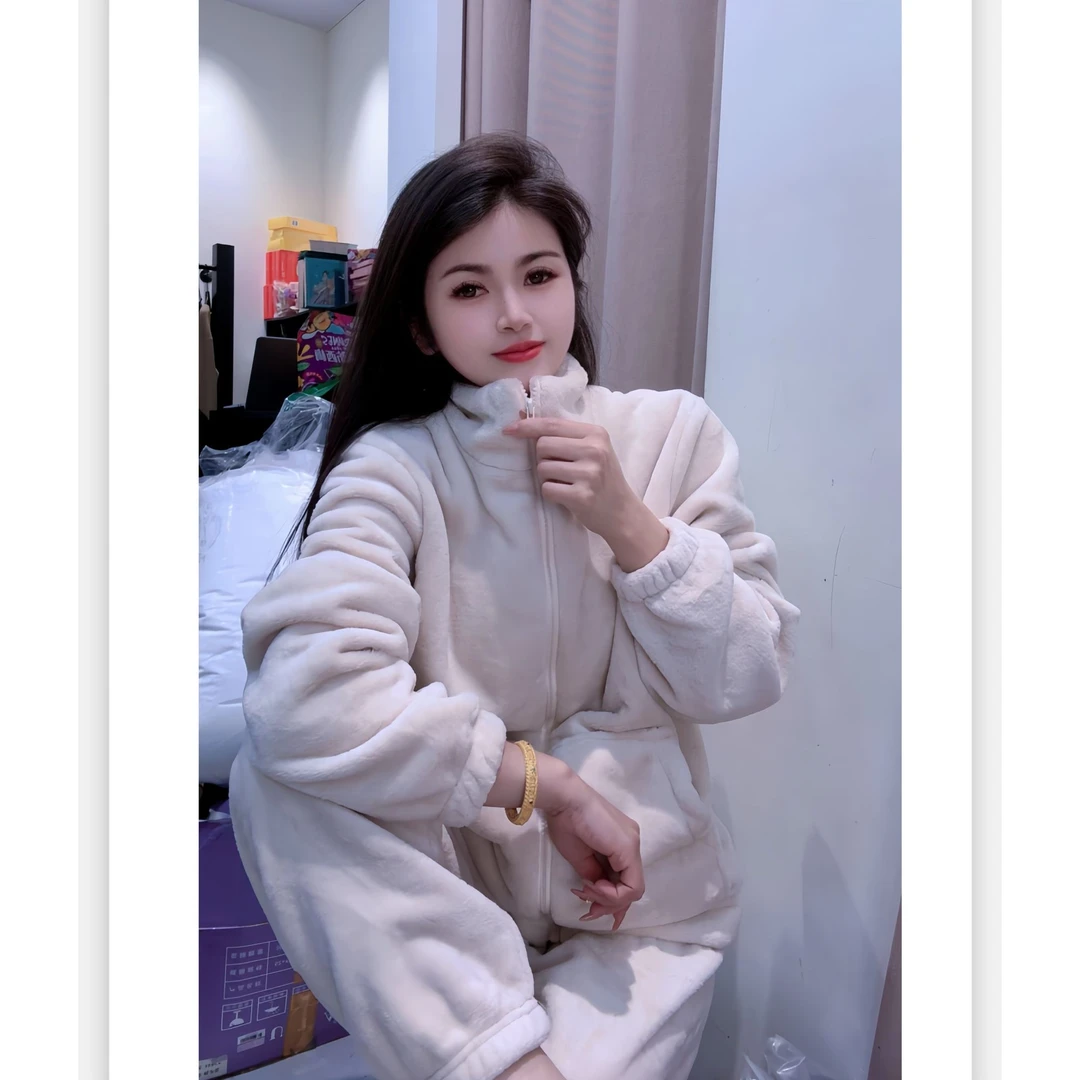 214李小姐家拉链加厚套装