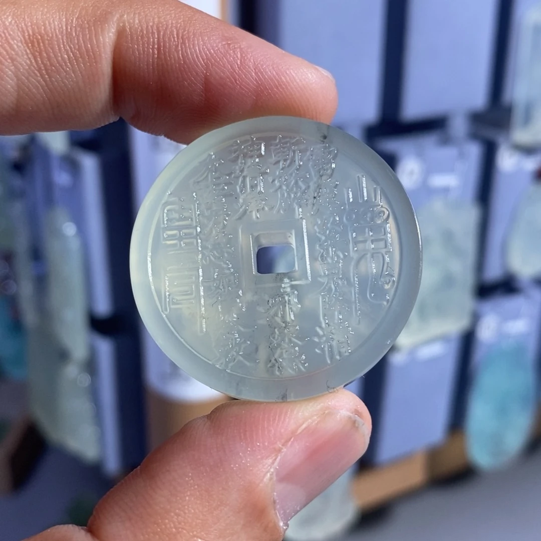 未镶嵌岫玉吊坠吊坠