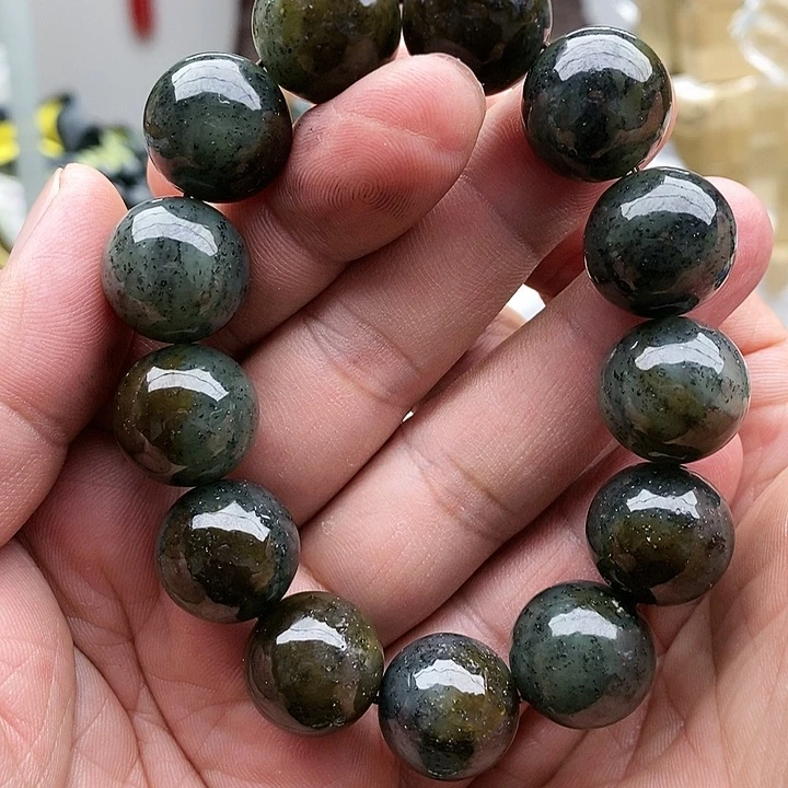 【闪购商品】未镶嵌手串和田玉18青花糖