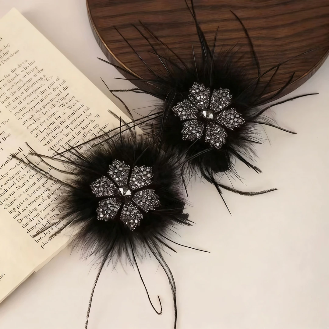 诗泊雅 新款对夹精致发夹百搭饰品鸭嘴夹法式森系小清新