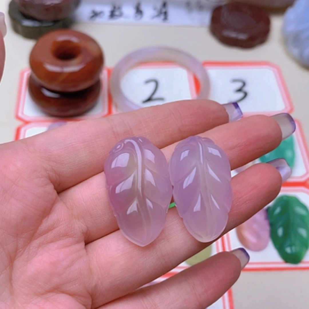 【闪购商品】玛瑙/玉髓未镶嵌珠宝半成品薰*草