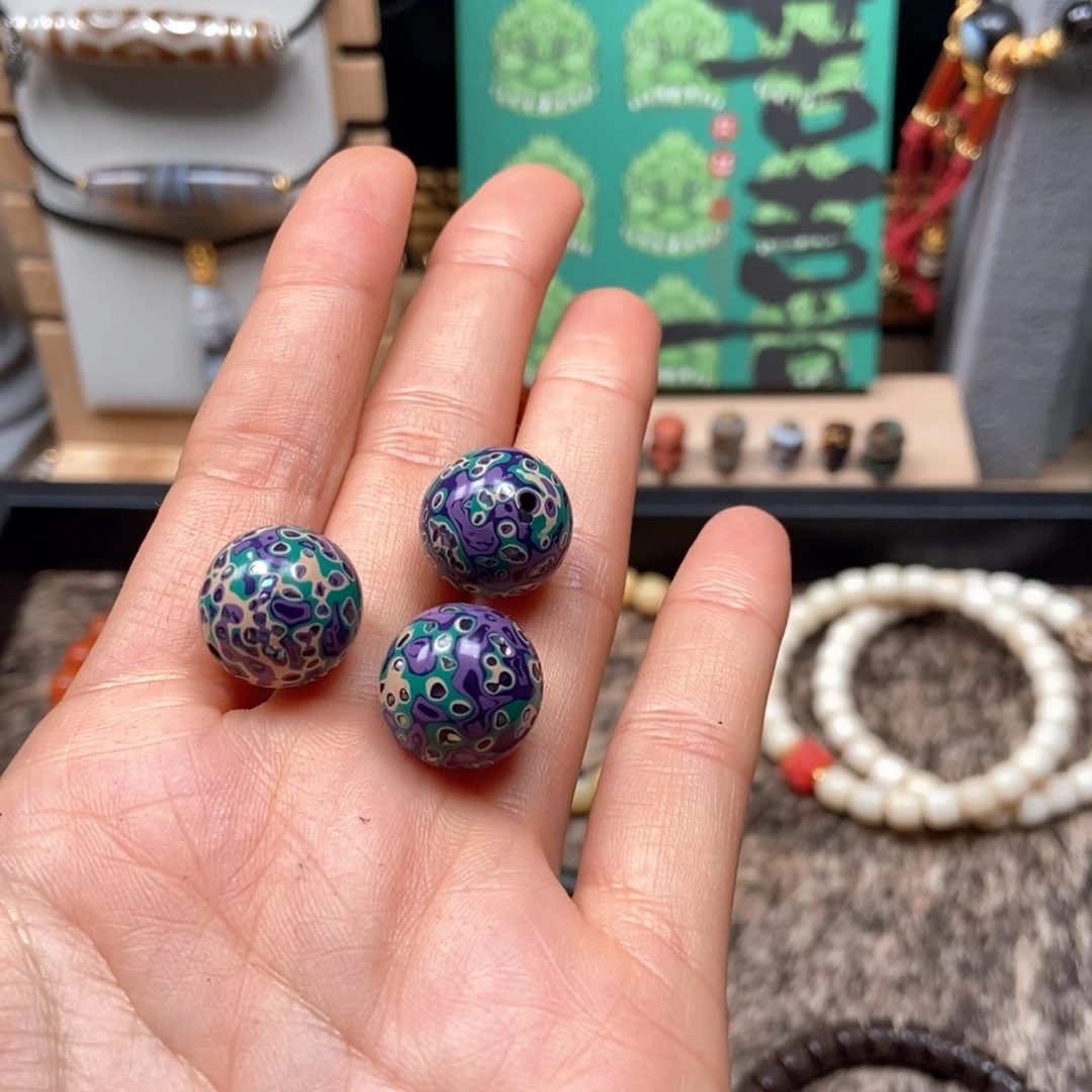 紫色圆珠紫色配珠15配珠