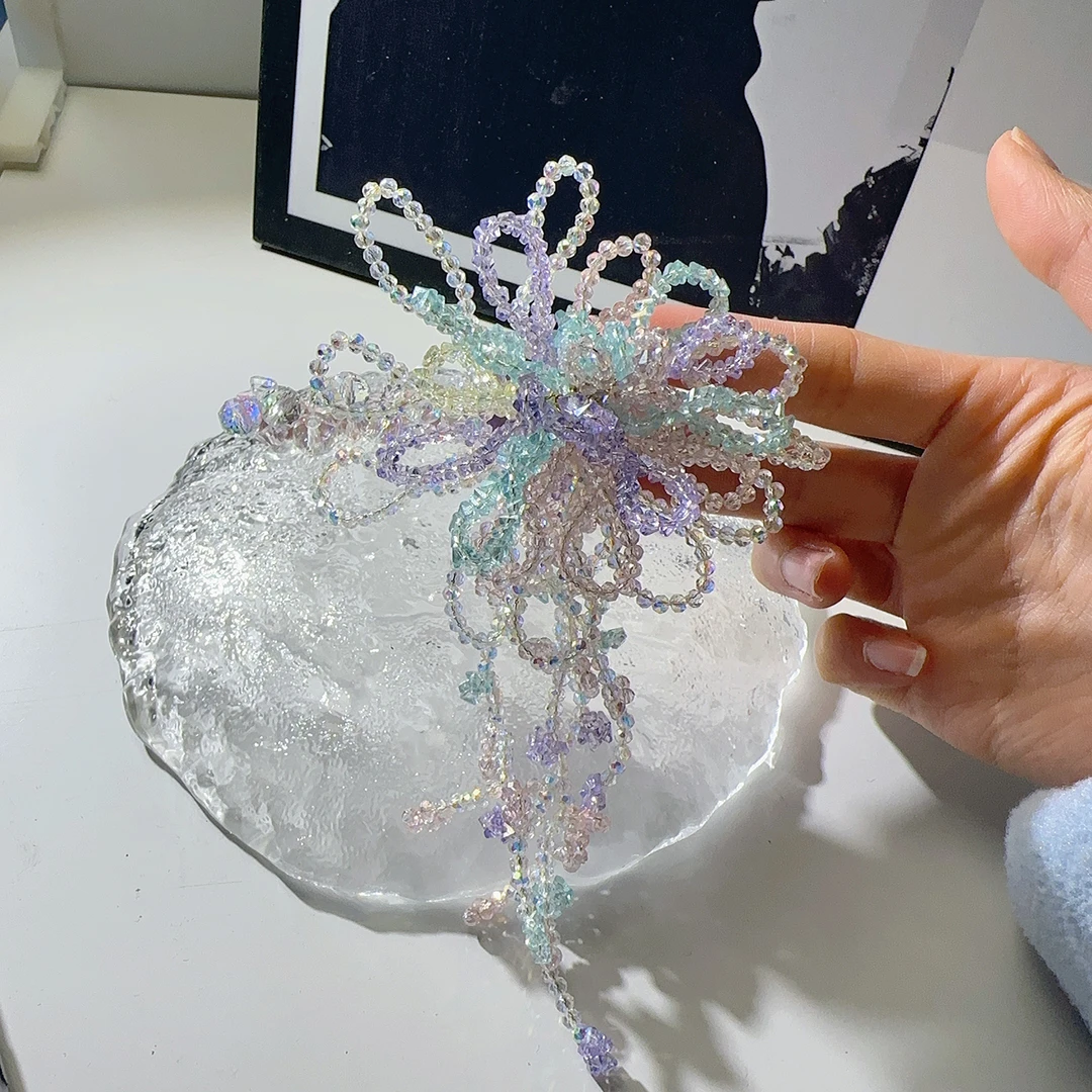 A8516编号紫莹轻奢发饰《弹簧夹》