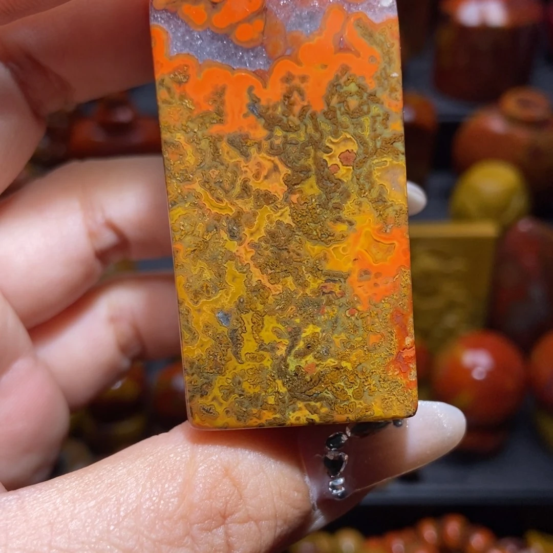 玛瑙/玉髓印象未镶嵌气**虹