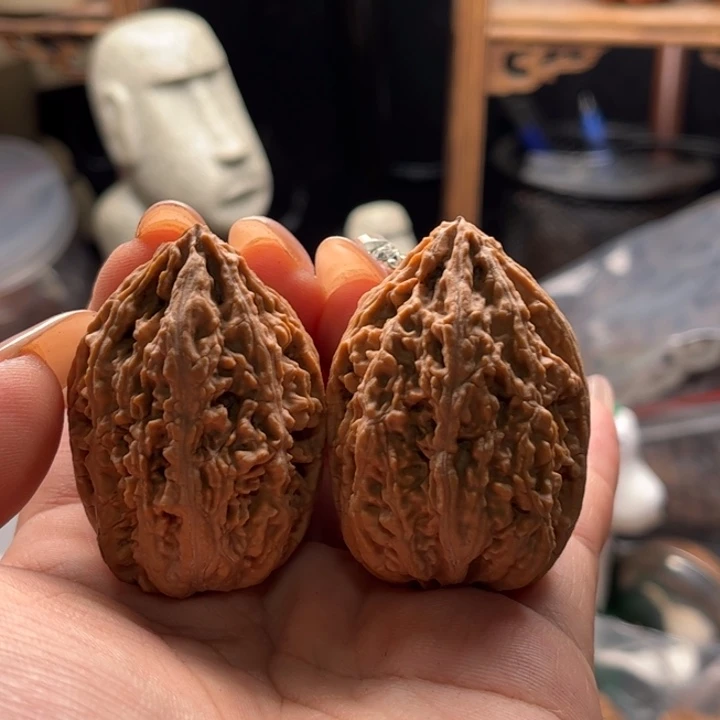 文玩核桃把件楸大胖40