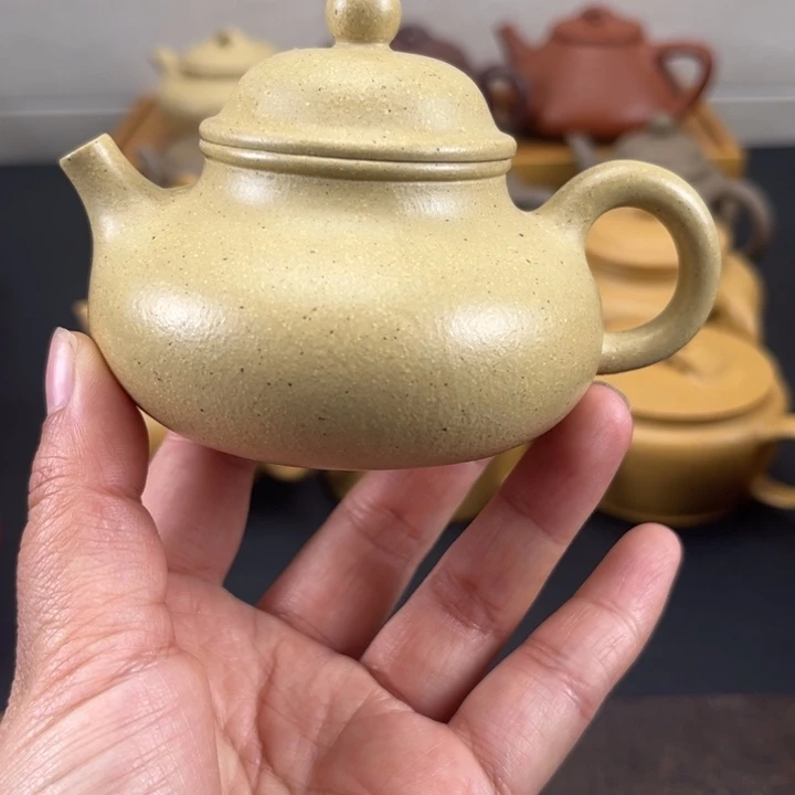 茶壶紫砂全手工容天150cc