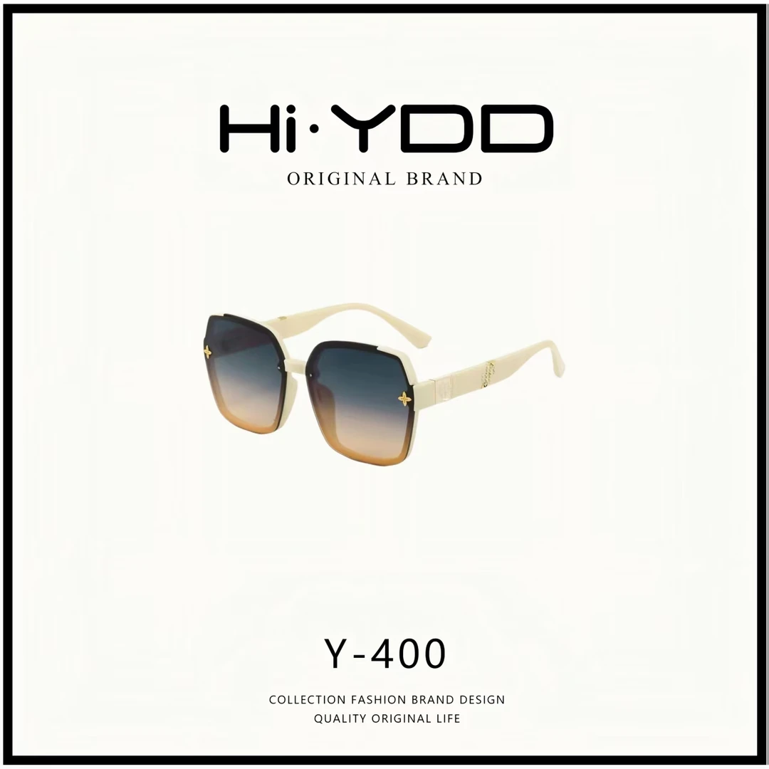 YDD•「四叶」方框时尚太阳镜（收纳包）7716