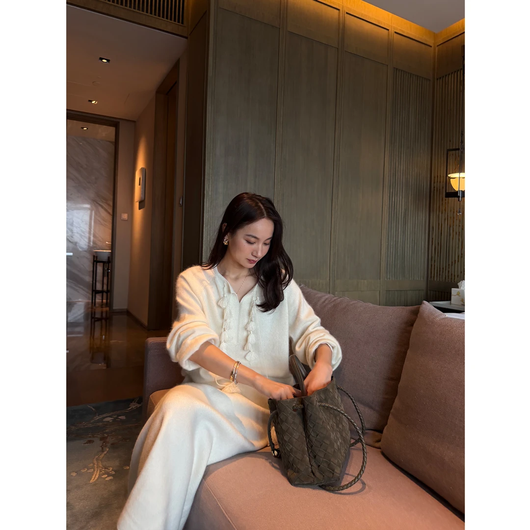 KEEP KAPU靠谱【杜松茉莉】慵懒高级感超牛面料针织套装KP253637