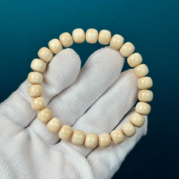 Q2177天然猛犸牙 爆满纹老型单圈8*7mm支持鉴定 假一罚四