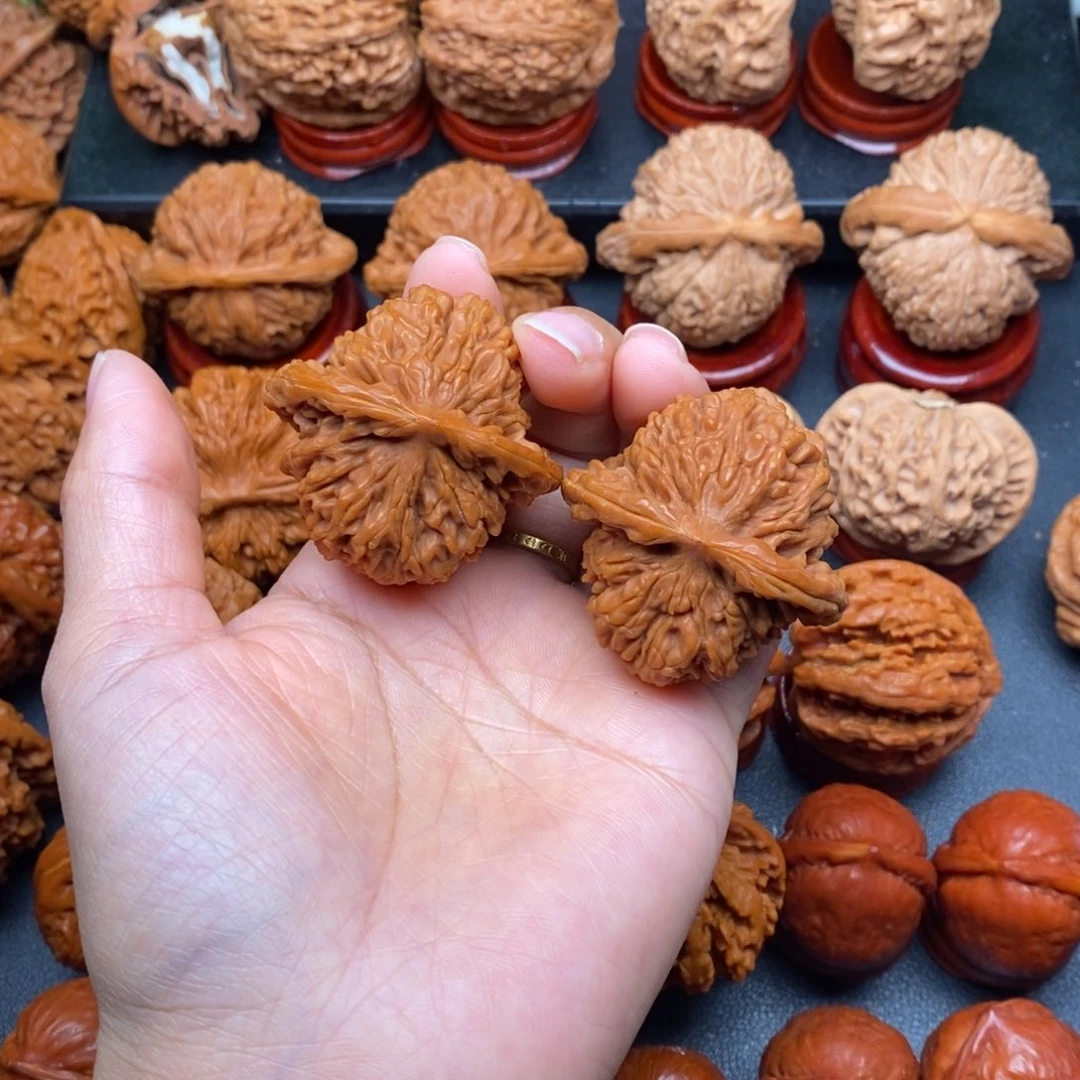 文玩核桃把件42四座楼