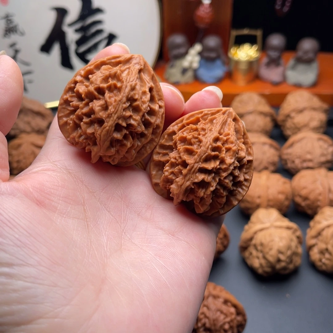 把件文玩核桃40苹果园打底