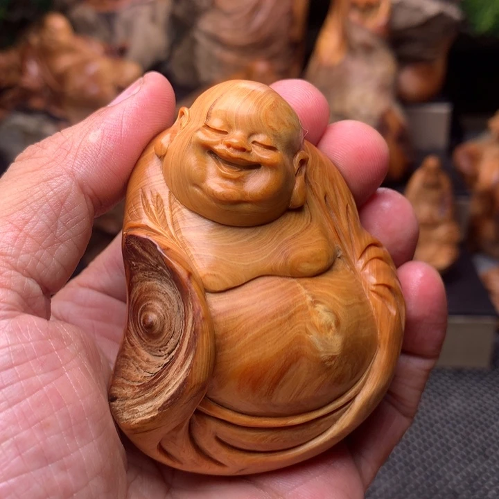 不***由柏木（崖柏）崖柏手把件