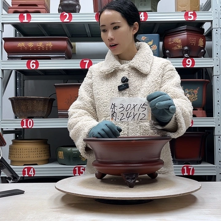 紫砂花盆紫砂花盆