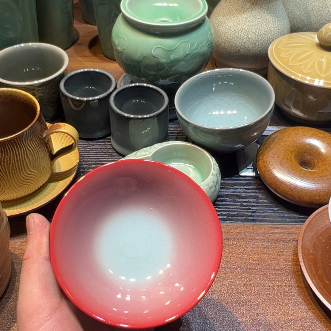 青瓷茶器青瓷茶器微瑕