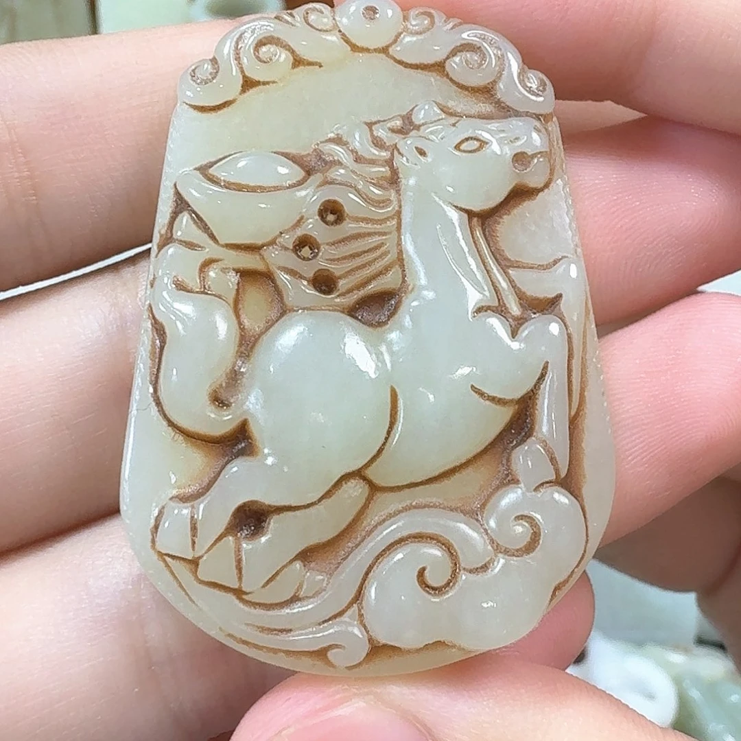 未镶嵌和田玉挂件